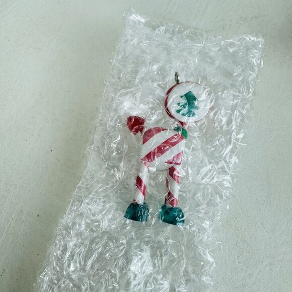 Hallmark Keepsake Ornament Peppermint Pup Puppy Christmas 2007 New - Picture 5 of 5